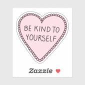 自分に優しいピンクのハートシール シール (シート)