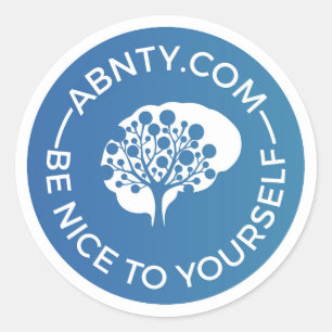 自分に優しい – ABNTY.COM青 ラウンドシール