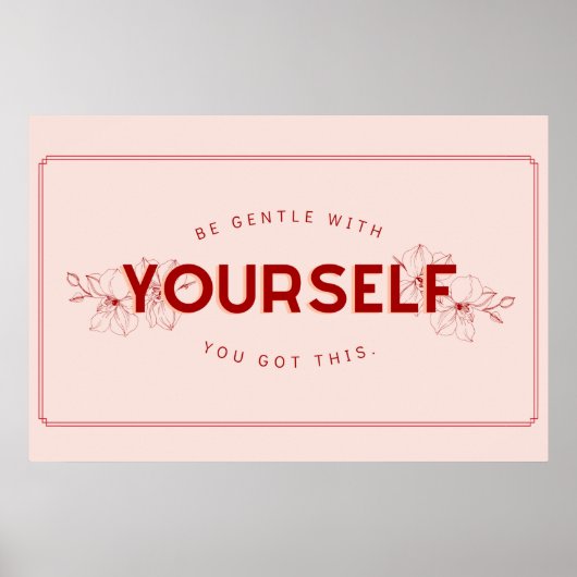 自分に優しくしてよ得う ポスター (正面)