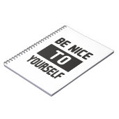 自分に優しくして ノートブック (左側)