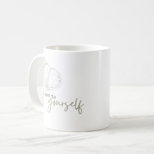 自分に優しくしなさい – クラシックマグ コーヒーマグカップ (正面左)