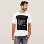 自分に優しくするTシャツ Tシャツ (正面フル)