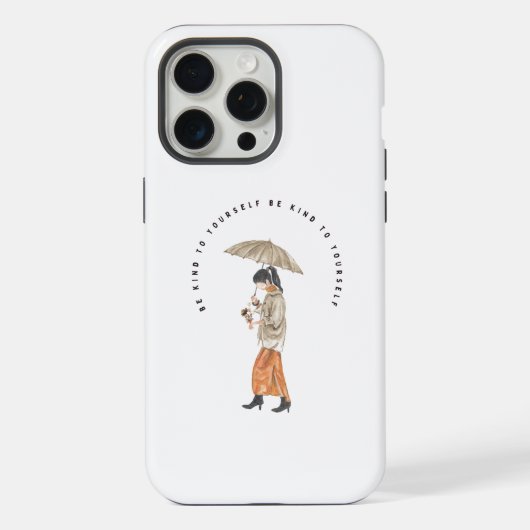 自分に優しく iPhoneケース (裏面)