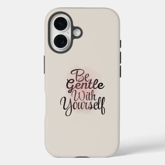 自分に優しく iPhone カー Case-Mate iPhoneケース (裏面)