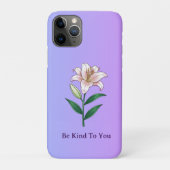 自分に優しく Lily セルフケアフォンケース Case-Mate iPhoneケース (裏)