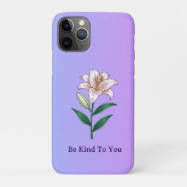 自分に優しく Lily セルフケアフォンケース iPhone 11 Proケース