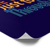 自分に嘘をつく/色を変える – ポスター (角)