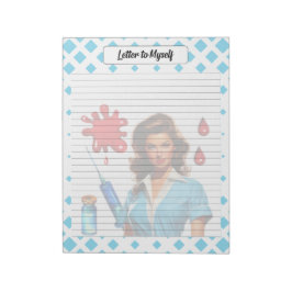 自分に宛てた生きた_通の手紙 ノートパッド