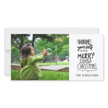 自分に小さなメリークリスマスの台本を持っている