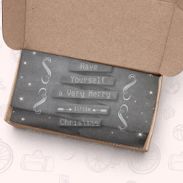 自分に小さなメリークリスマスの星を持っている 薄葉紙