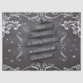 自分に小さなメリークリスマスの星を持っている 薄葉紙 (正面)