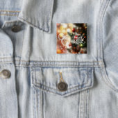 自分に小さなメリークリスマスピンボタンがある 缶バッジ (インサイチュ)