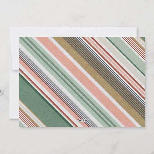 自分に小さなメリークリスマス写真を持っている シーズンカード (裏面)