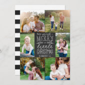 自分に小さなメリークリスマス6写真を シーズンカード (正面/裏面)