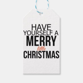 自分に少しメリークリスマスを過ごす |ラベル ギフトタグ