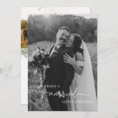 自分に少し結婚したクリスマスを過ごす シーズンカード (正面/裏面)