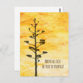 自分に忠実である ポストカード (正面/裏面)