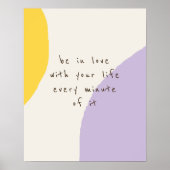 自分に恋をする引用文 ポスター (正面)