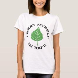 自分に打ち勝った女性向けフィットTシャツ Tシャツ