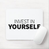 自分に投資引用文アート投資の励まし マウスパッド (マウス)