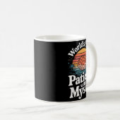 自分に最も寛容 世界メンタルヘルス コーヒーマグカップ (正面右)