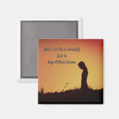 自分に火を付けるな…他の人が暖保かっている マグネット (正面/裏面)