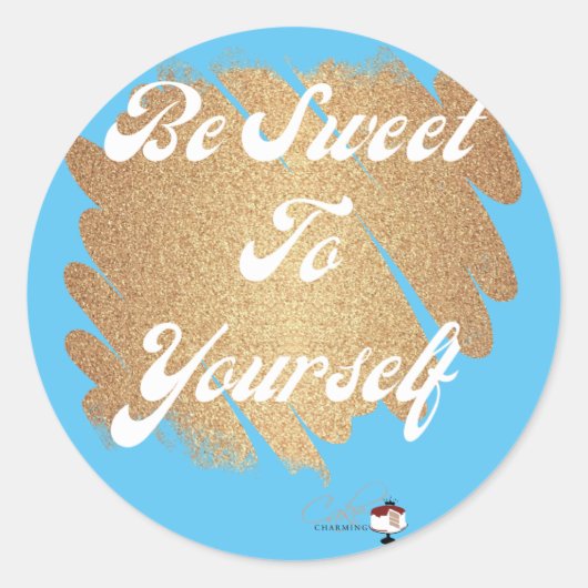 自分に甘い ラウンドシール (正面)