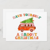 自分に素晴らしいクリスマスを過ごす 招待状 (正面/裏面)