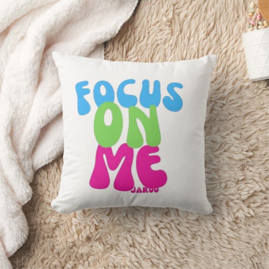 自分に集中する クッション (ブランケット)