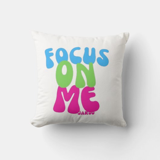 自分に集中する クッション (正面)