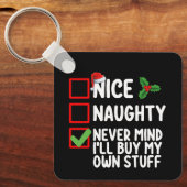 自分のいけな物を買気にしない キーホルダー (正面)
