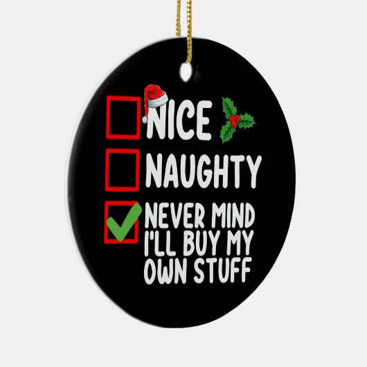 自分のいけな物を買気にしない セラミックオーナメント (右)