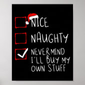 自分のいけな物を買気にしない ポスター (正面)