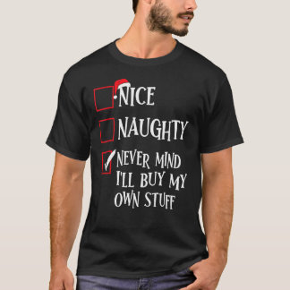 自分のいけな物を買気にしない Tシャツ