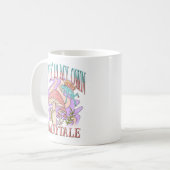 自分のおとぎ話でLivin' – カエル&キノコ コーヒーマグカップ (正面左)