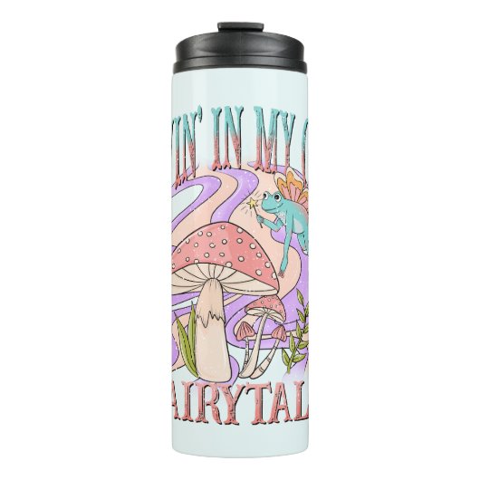 自分のおとぎ話でLivin' – カエル&キノコ タンブラー (正面)