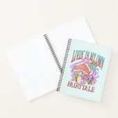 自分のおとぎ話でLivin' – カエル&キノコ ノートブック (内部)