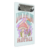 自分のおとぎ話でLivin' – カエル&キノコ ミニクリップボード (アングル)