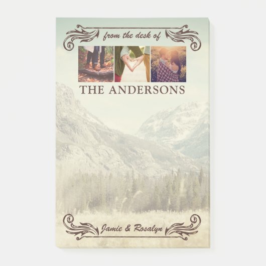 自分のお尻レトロInstagramカップルのコラージュを作成 ポストイット (正面)