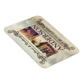 自分のお尻レトロInstagramカップルのコラージュを作成 マグネット (右側)