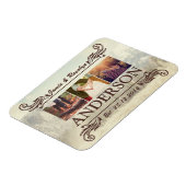 自分のお尻レトロInstagramカップルのコラージュを作成 マグネット (左側)