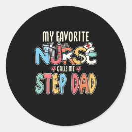 自分のお気に入りのナースがステップパパを呼び出す ラウンドシール