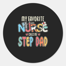 自分のお気に入りのナースがステップパパを呼び出す ラウンドシール