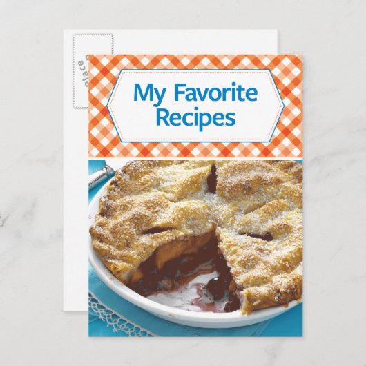 自分のお気に入りのレシピ ポストカード (正面/裏面)