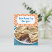 自分のお気に入りのレシピ ポストカード (スタンド正面)