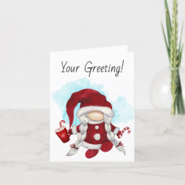 自分のかわいいクリスマスココア格言を作る シーズンカード