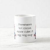 自分のかわいいクリスマス格言を作る モーフィングマグカップ (中央)