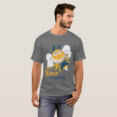 自分のかわいいハチを作る Tシャツ (正面フル)