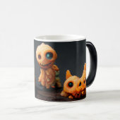 自分のかわいいモンスターを作る モーフィングマグカップ (正面右)