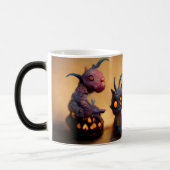 自分のかわいい不気味なモンスターを作り出す モーフィングマグカップ (左)